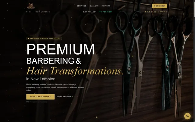 The Brother's Styling — Website Design & Build project screenshot