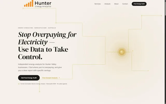 Hunter Energy Analytics — AI Automation project screenshot